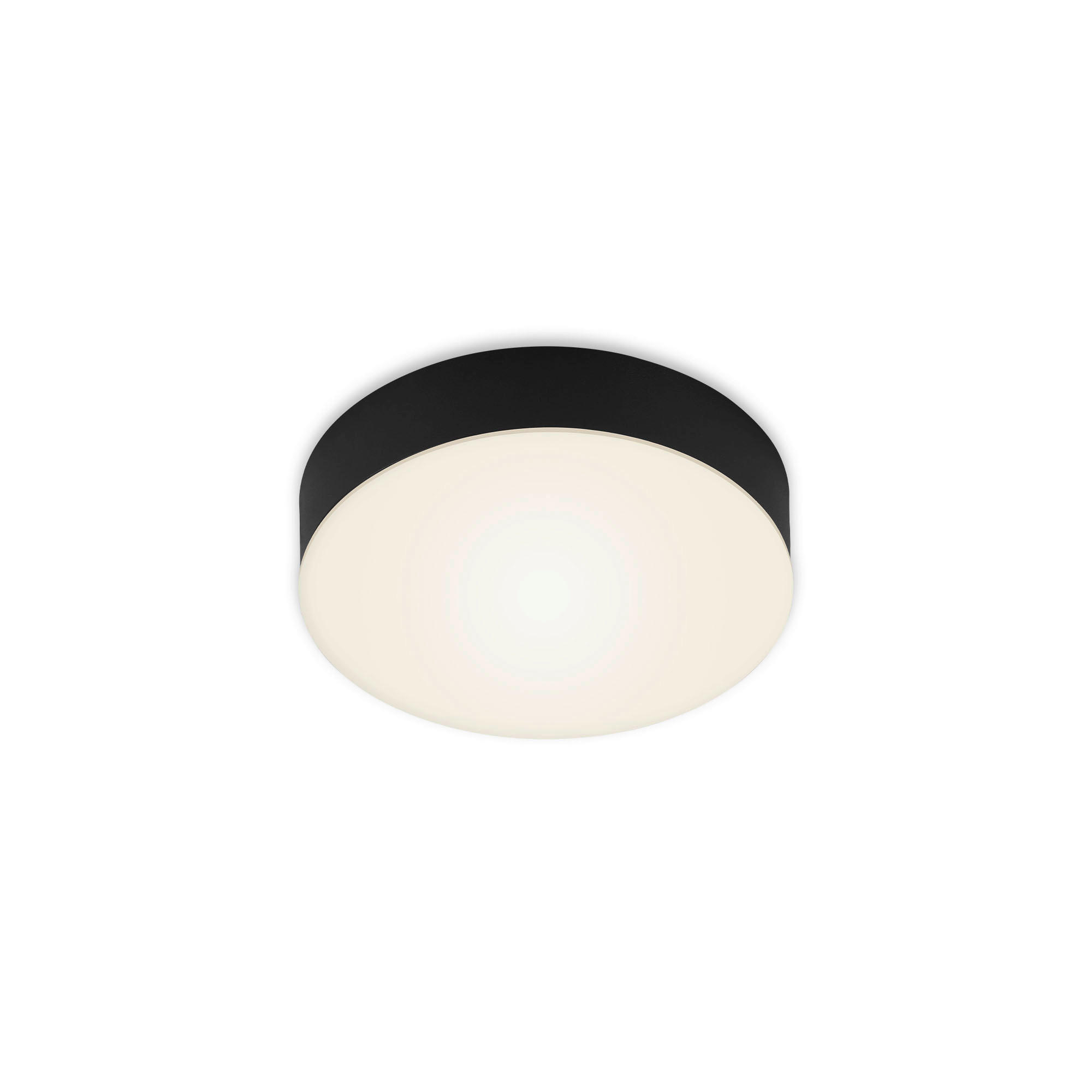 LED PLAFONJERA - crna, Osnovno, metal/plastika (15,7/3,6cm)