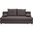 SCHLAFSOFA in Textil Dunkelgrau - Dunkelgrau/Schwarz, Design, Kunststoff/Textil (208/73-90/102cm) - Hom`in SCHLAFSOFA in Textil Dunkelgrau - Dunkelgrau/Schwarz, Design, Kunststoff/Textil (208/73-90/102cm) - Hom`in