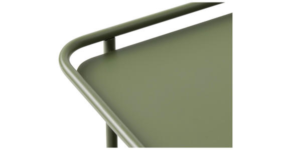 COUCHTISCH 110/55/34 cm rechteckig Olivgrün - Olivgrün, Basics, Metall (110/55/34cm) - Xora