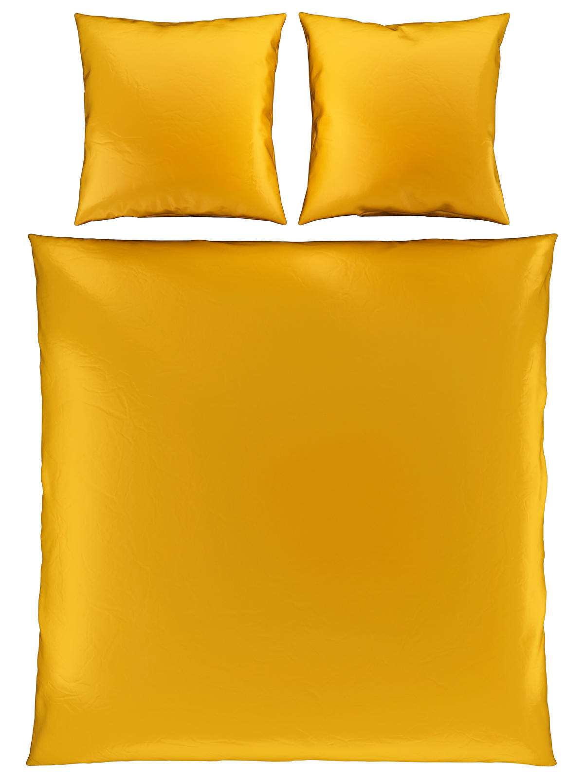 BETTWÄSCHE Segesta Satin 200/200 cm  - Goldfarben, MODERN, Textil (200/200cm) - Novel