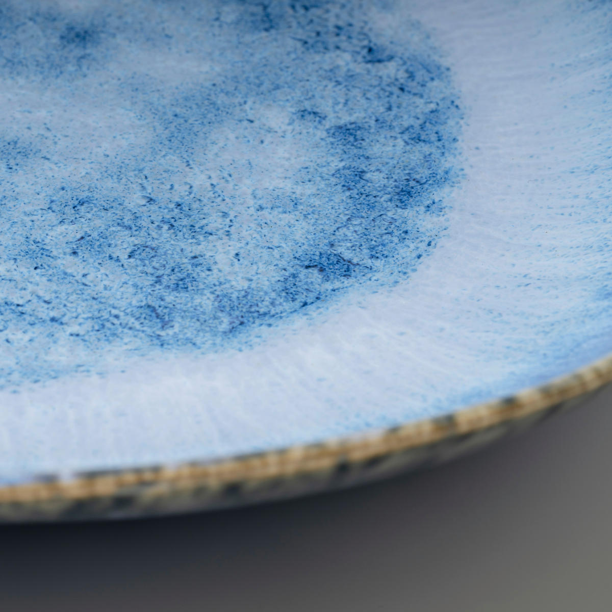 SPEISETELLERSET Blau 26/3 cm WILDE SCHLUCHT  - Blau, Basics, Keramik (26/3cm) - Gipfelstück