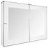 SCHWEBETÜRENSCHRANK 2-türig Braun, Grau, Weiß - Alufarben/Braun, Design, Glas/Holzwerkstoff (271/210/62cm) - Xora