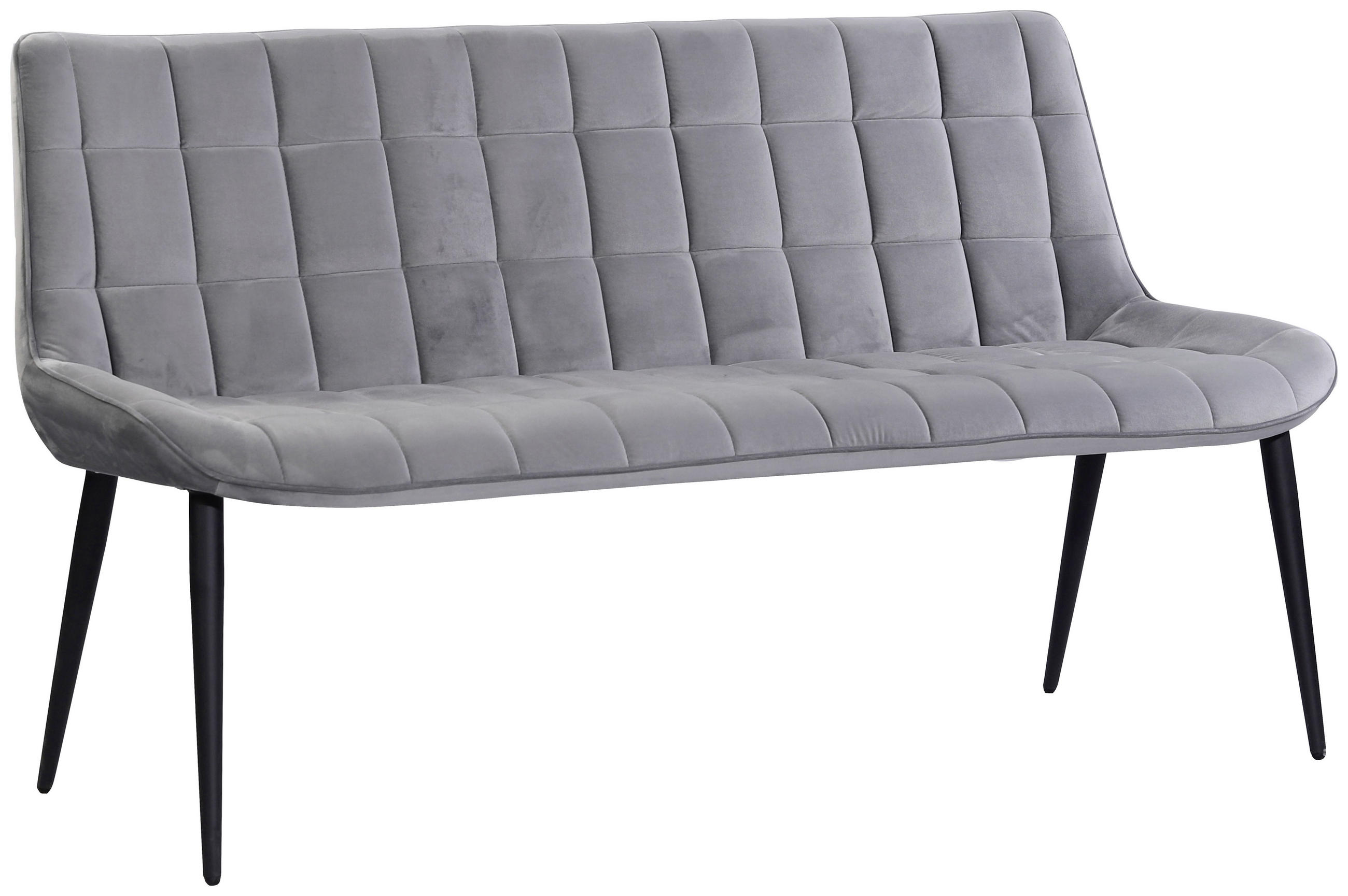 Sitzbank 160/90/67 cm in Grau, Schwarz