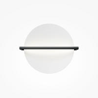 NÁSTENNÉ SVIETIDLO, 11,1/34/30 cm - čierna, Modern, kov (11,1/34/30cm) - MAYTONI