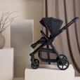 KINDERWAGENSET  - Schwarz, Basics, Textil/Metall - My Baby Lou