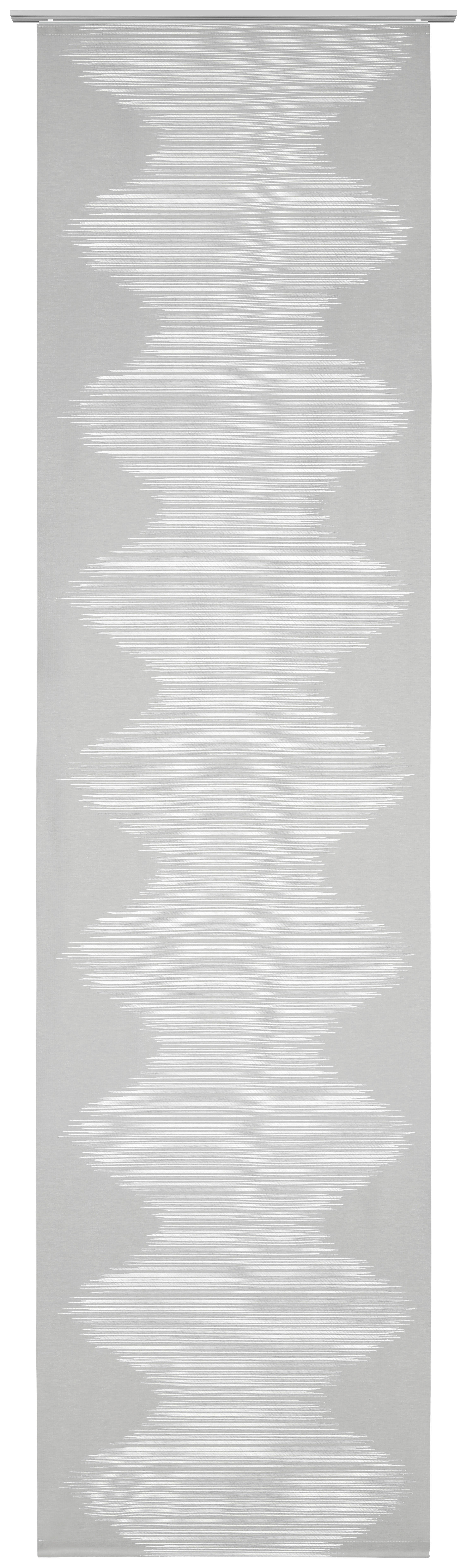 FLÄCHENVORHANG    60/245 cm   - Anthrazit/Weiß, MODERN, Textil (60/245cm) - Novel