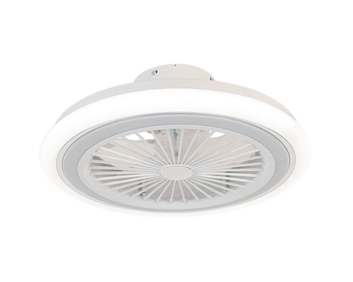 PLAFONSKI VENTILATOR   - providno/boja hroma, Osnovno, plastika (49/19cm) - Mican
