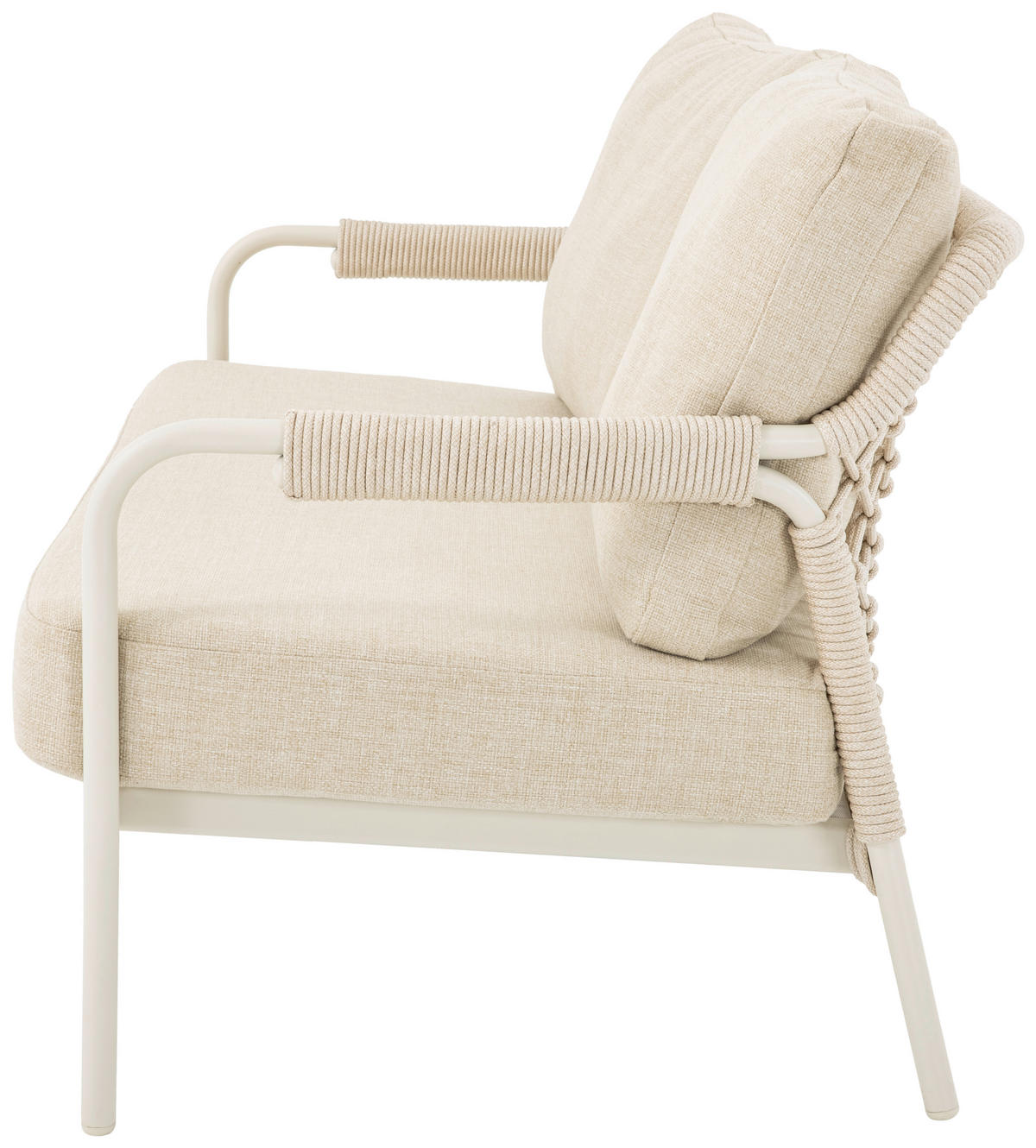 GARTENSET Metall, Textil, Stein  - Elfenbein/Beige, Design, Textil/Stein - Dieter Knoll