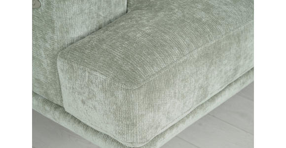 ECKSOFA  in Chenille Mintgrün  307/243 cm  - Schwarz/Mintgrün, Design, Textil/Metall (307/243cm) - Xora