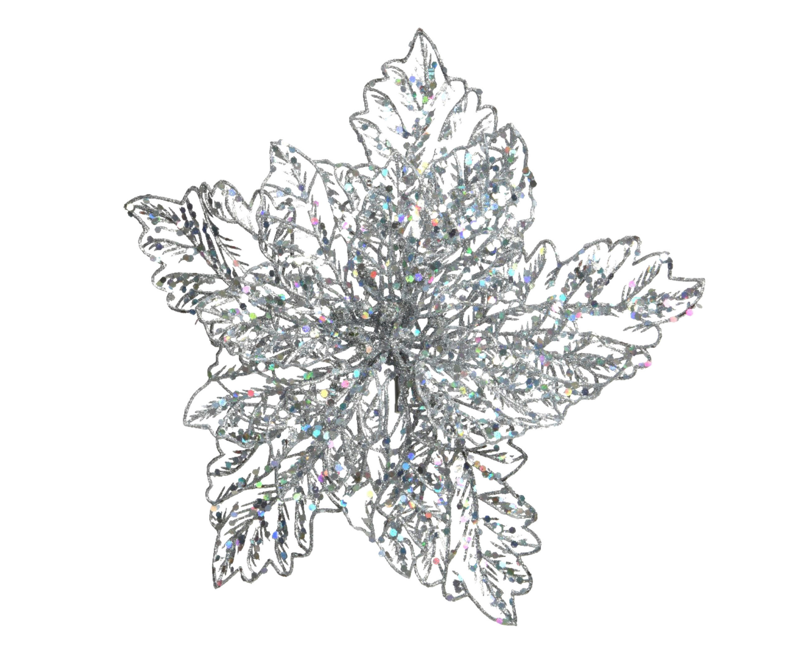 DEKORATIONSBLOMMA - silver, Lifestyle, plast (23,50/23,50/10,00cm)