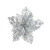 DEKOBLUME - Silberfarben, LIFESTYLE, Kunststoff (23,50/23,50/10,00cm)