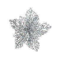 DEKOBLUME - Silberfarben, LIFESTYLE, Kunststoff (23,50/23,50/10,00cm)