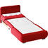 SCHLAFSESSEL Rot - Chromfarben/Rot, Design, Textil/Metall (94/86/83cm) - NOVEL
