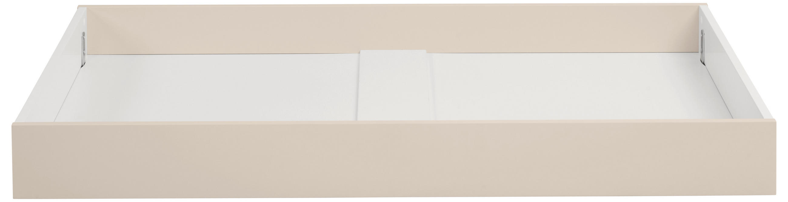 POSTELJNI PREDAL - bež, Basics, umetna masa/leseni material (137/14/75cm) - Paidi