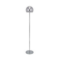 STOJACIA LED LAMPA, 23/130 cm  - priehľadné/chrómová, Basics, kov/sklo (23/130cm)