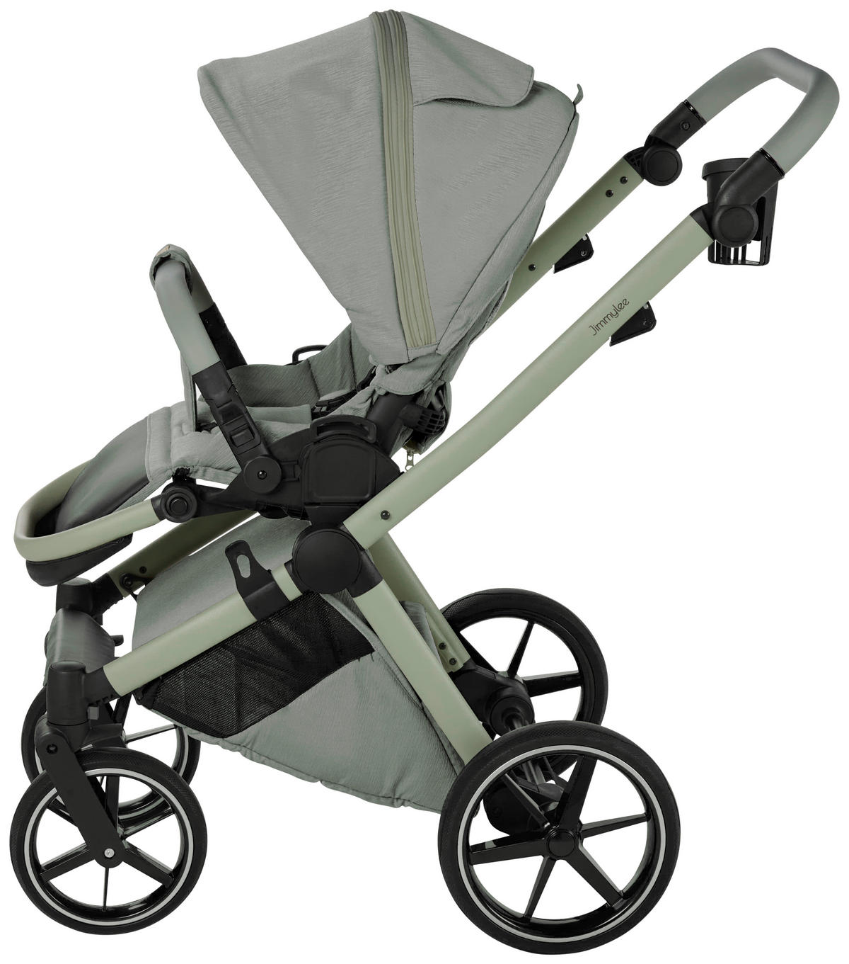 KINDERWAGENSET  - Mintgrün, Trend, Kunststoff/Textil (100/59/106cm) - Jimmylee