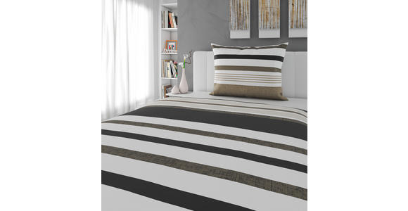 BETTWÄSCHE Renforcé 140/200 cm  - Taupe, Basics, Textil (140/200cm) - Novel