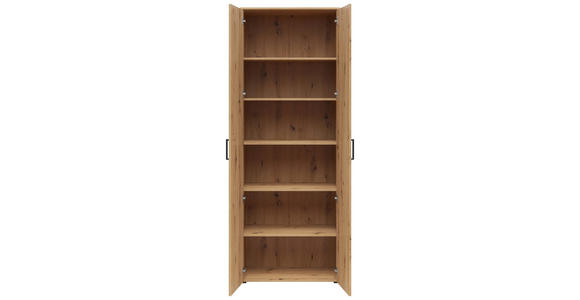 MEHRZWECKSCHRANK 70/195/40 cm  - Anthrazit/Schwarz, MODERN, Holzwerkstoff/Kunststoff (70/195/40cm) - Carryhome