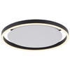 LED-DECKENLEUCHTE  39,3/5,3 cm    - Anthrazit, Trend, Kunststoff/Metall (39,3/5,3cm) - Just Light