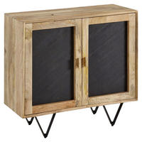 KOMMODE  in 80/75/35 cm  - Anthrazit/Schwarz, MODERN, Holz/Stein (80/75/35cm) - MID.YOU