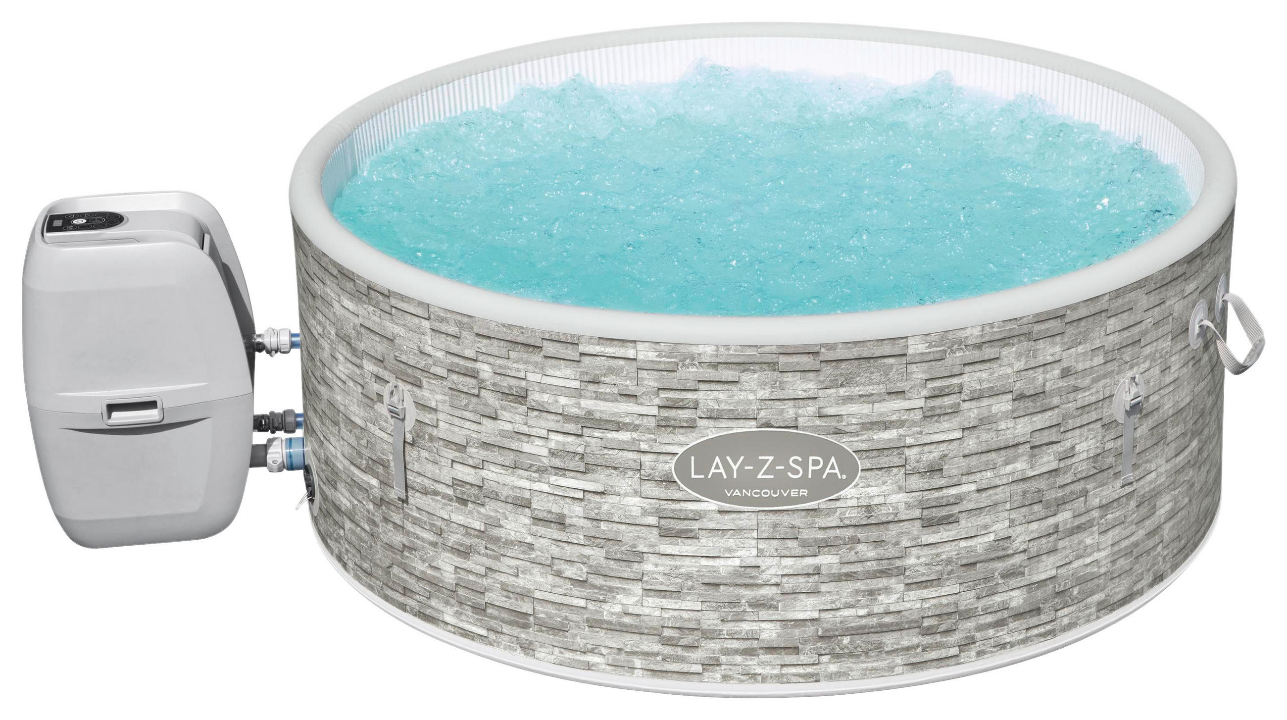 WHIRLPOOL VANCOUVER 60027 155/60 cm  - Weiß/Grau, Basics, Kunststoff (155/60cm) - Bestway