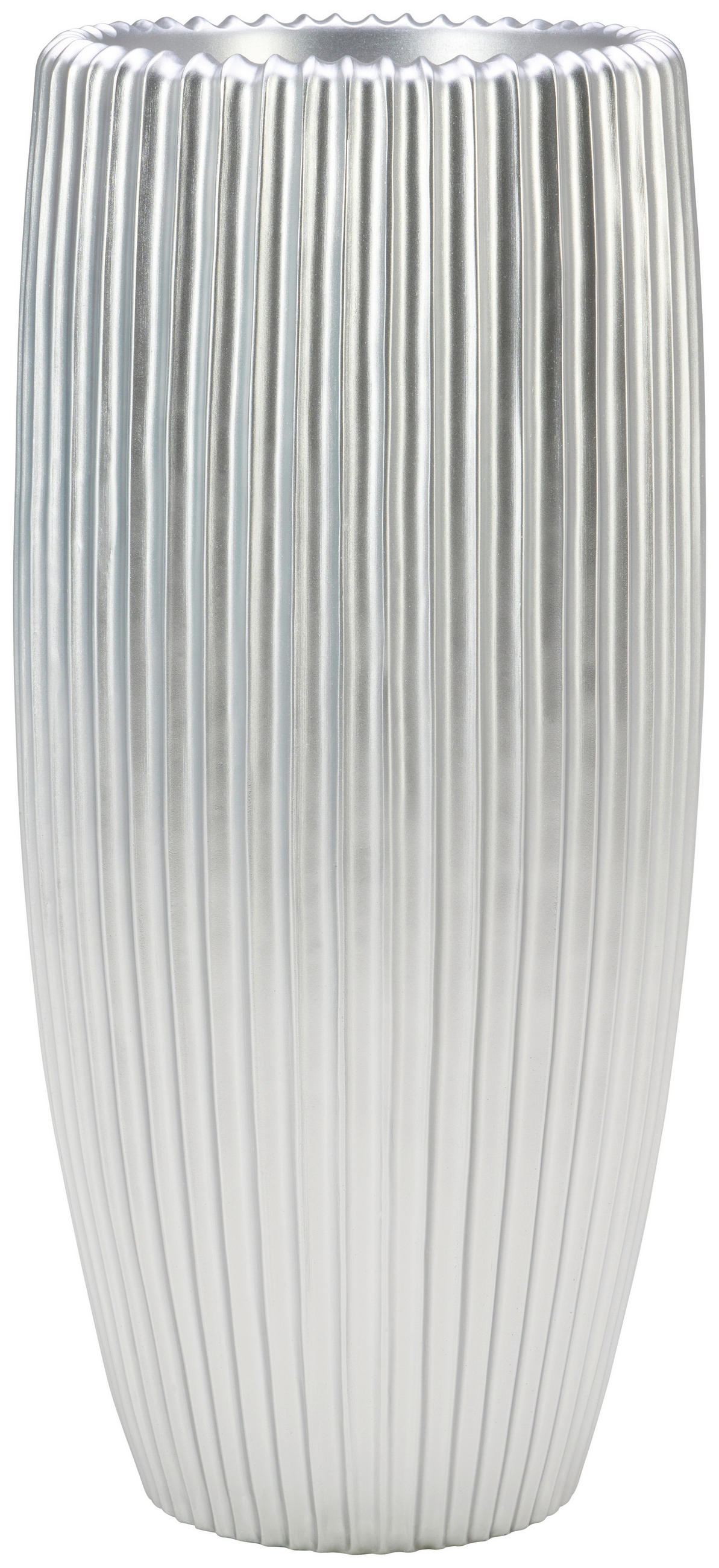 VASE 77 cm  - Silberfarben, Basics, Kunststoff (36/77cm) - Ambia Home