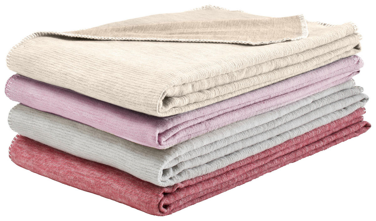 PLAID LEELA 140/200 cm  - Naturfarben, Basics, Textil (140/200cm) - Bio:Vio