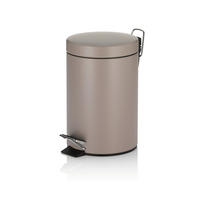 KOSMETIKEIMER MONACO 3 L  - Schwarz/Braun, Basics, Kunststoff/Metall (17/26cm) - Kela
