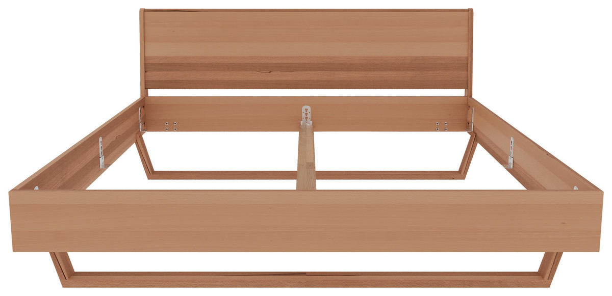 BETT 180/200 cm  Kernbuche   - Kernbuche, Modern, Holz (180/200cm) - MID.YOU