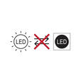 LED-TISCHLEUCHTE 18/13,2/35 cm   - Schwarz, Basics, Kunststoff (18/13,2/35cm) - Novel