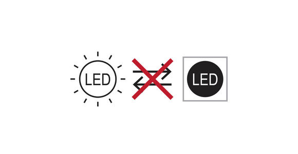 LED-TISCHLEUCHTE 18/13,2/35 cm   - Eichefarben, Basics, Kunststoff (18/13,2/35cm) - Novel