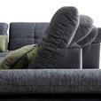 ECKSOFA Dunkelgrau Chenille  - Chromfarben/Dunkelgrau, Design, Textil (242/313cm) - Xora