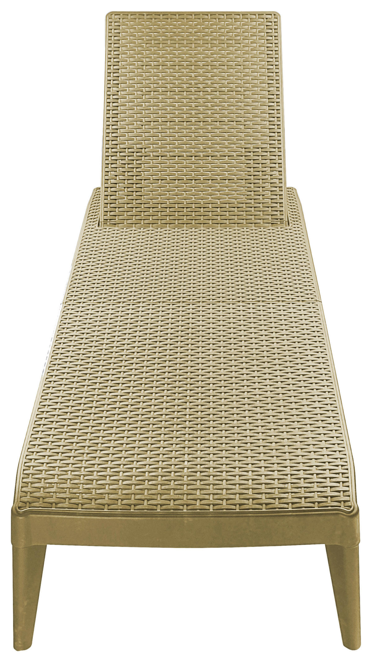SONNENLIEGE 180/29/60 cm  - Cappuccino, Basics, Kunststoff (180/29/60cm)