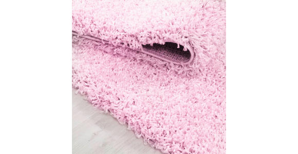 HOCHFLORTEPPICH 200/200 cm Life Rosa - Rosa, KONVENTIONELL, Textil (200/200cm) - Novel