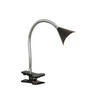 LED-KLEMMLEUCHTE 42/6/10 cm   - Chromfarben/Transparent, Basics, Kunststoff/Metall (42/6/10cm) - Boxxx