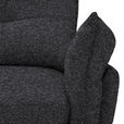 ECKSOFA in Bouclé Dunkelgrau  - Dunkelgrau/Schwarz, Design, Textil/Metall (220/250cm) - Xora