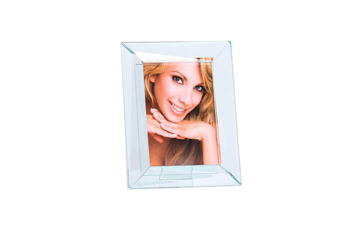 RÁM NA FOTOGRAFIE, 1, 16/21 cm - priehľadné, Konventionell, kov/sklo (16/21cm) - Ambia Home