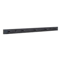 HAKENLEISTE  in Schwarz  - Schwarz, Basics, Metall (70/4/4cm) - MID.YOU