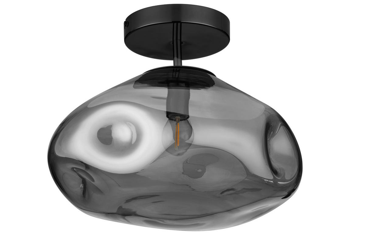DECKENLEUCHTE 35/30 cm  - Grau, Trend, Glas (35/30cm) - Collett's Monde