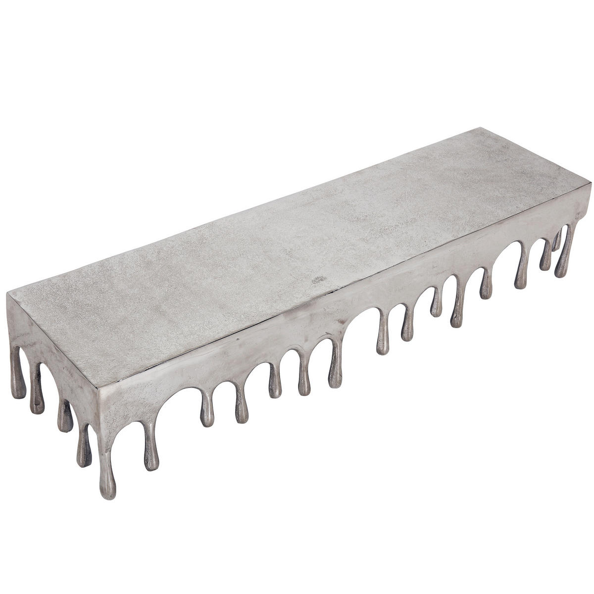 ETAJERĂ DE PERETE 88/18/25 cm  - argintiu, Modern, metal (88/18/25cm) - Ambia Home