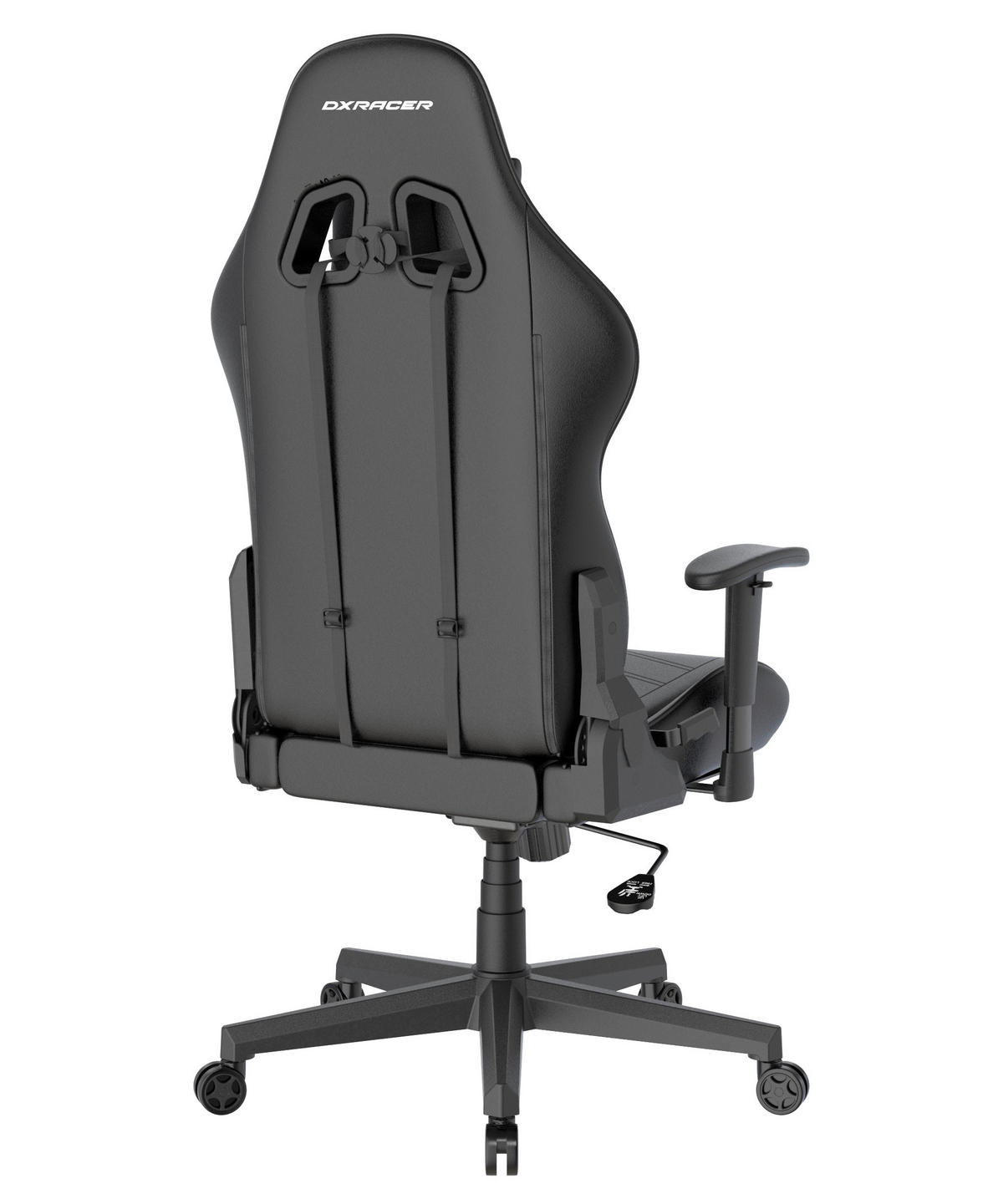GAMINGSTUHL  in Lederlook Schwarz  - Schwarz, KONVENTIONELL, Kunststoff/Textil (70/132/70cm) - Dxracer