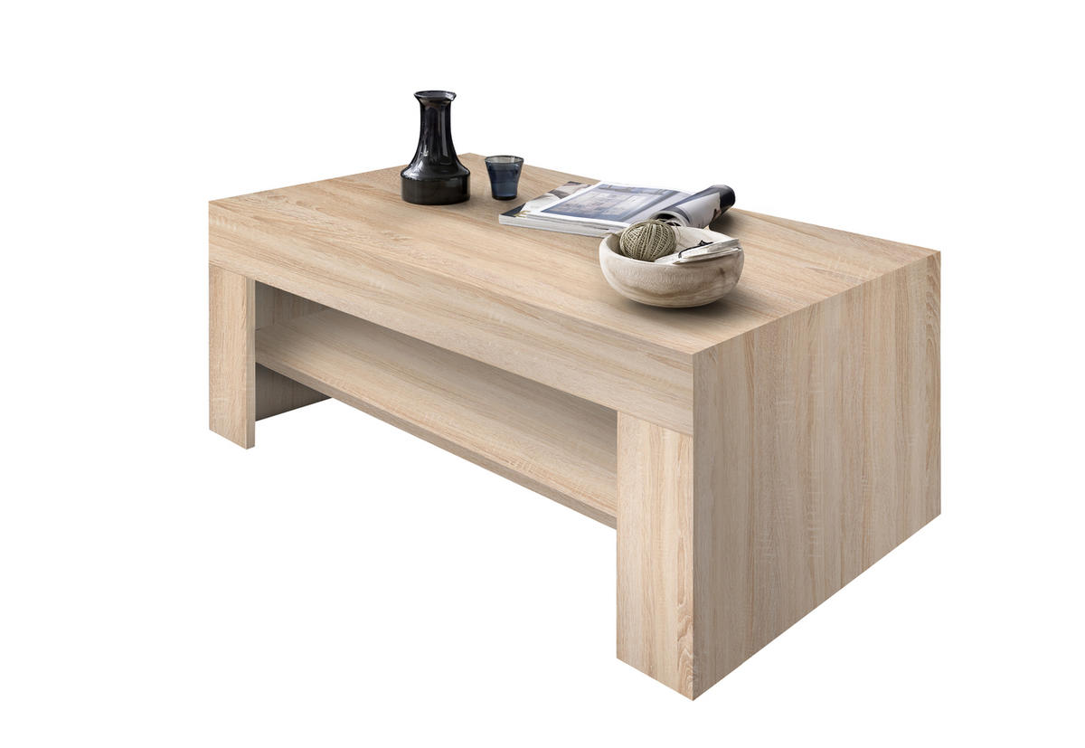 KLUB STOČIĆ 100/43/53,2 cm  crna, boja hrasta  - boja hrasta/crna, Moderno (100/43/53,2cm) - Carryhome
