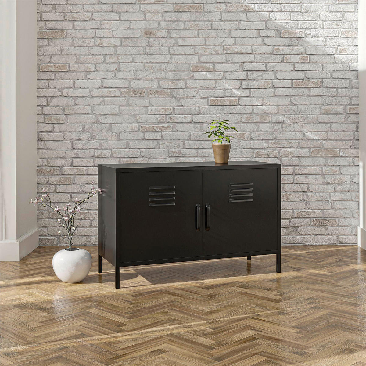 HIGHBOARD Mission District  in 100/64/46 cm  - Schwarz, Design, Metall (100/64/46cm) - MID.YOU