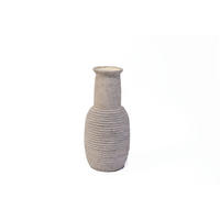 VÁZA, keramika, 40,5 cm - světle hnědá, Trend, keramika (18,5/40,5cm) - Ambia Home
