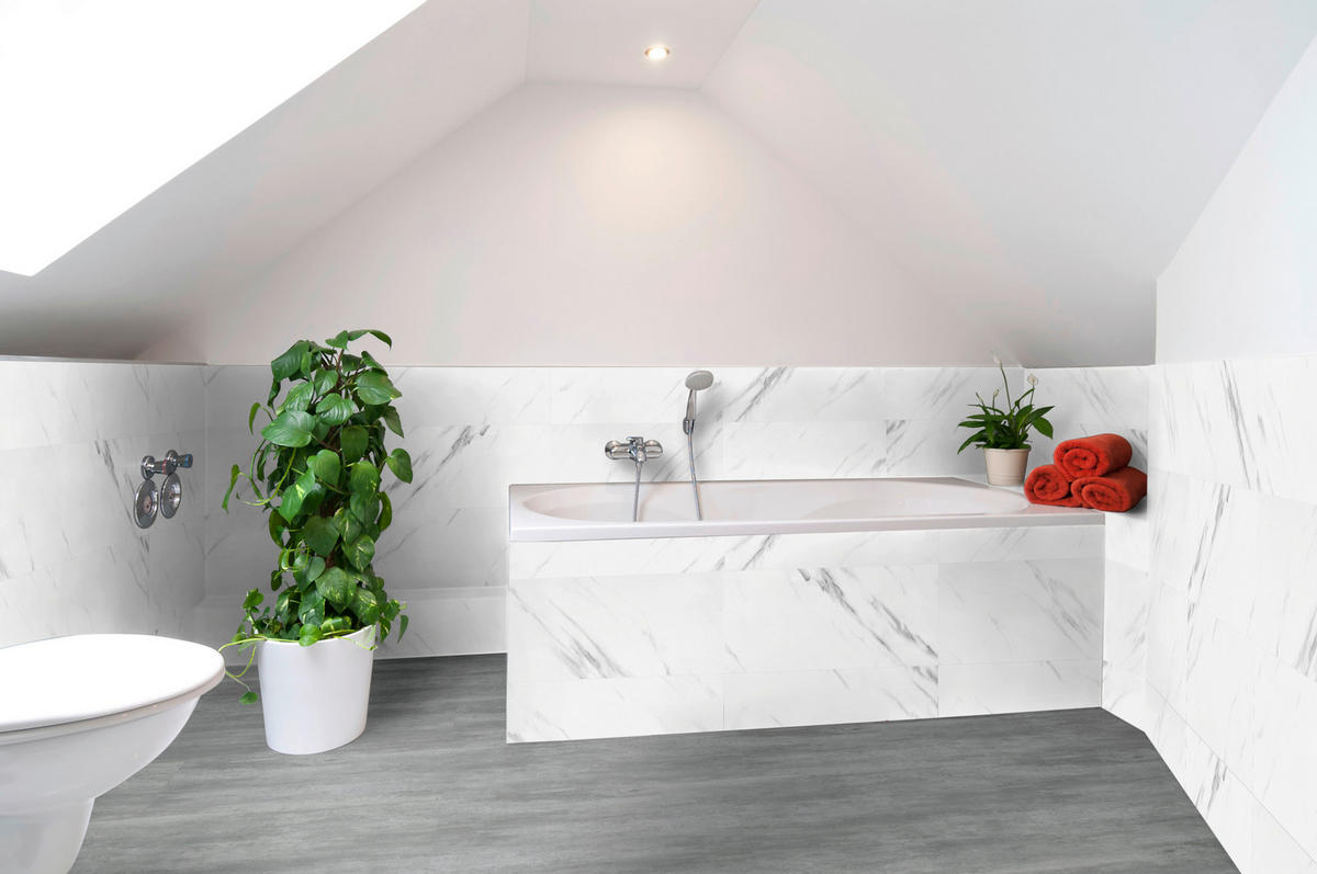 WANDPANEEL  - Weiß Hochglanz/Grau Hochglanz, MODERN, Kunststoff (60/30/0,37cm)