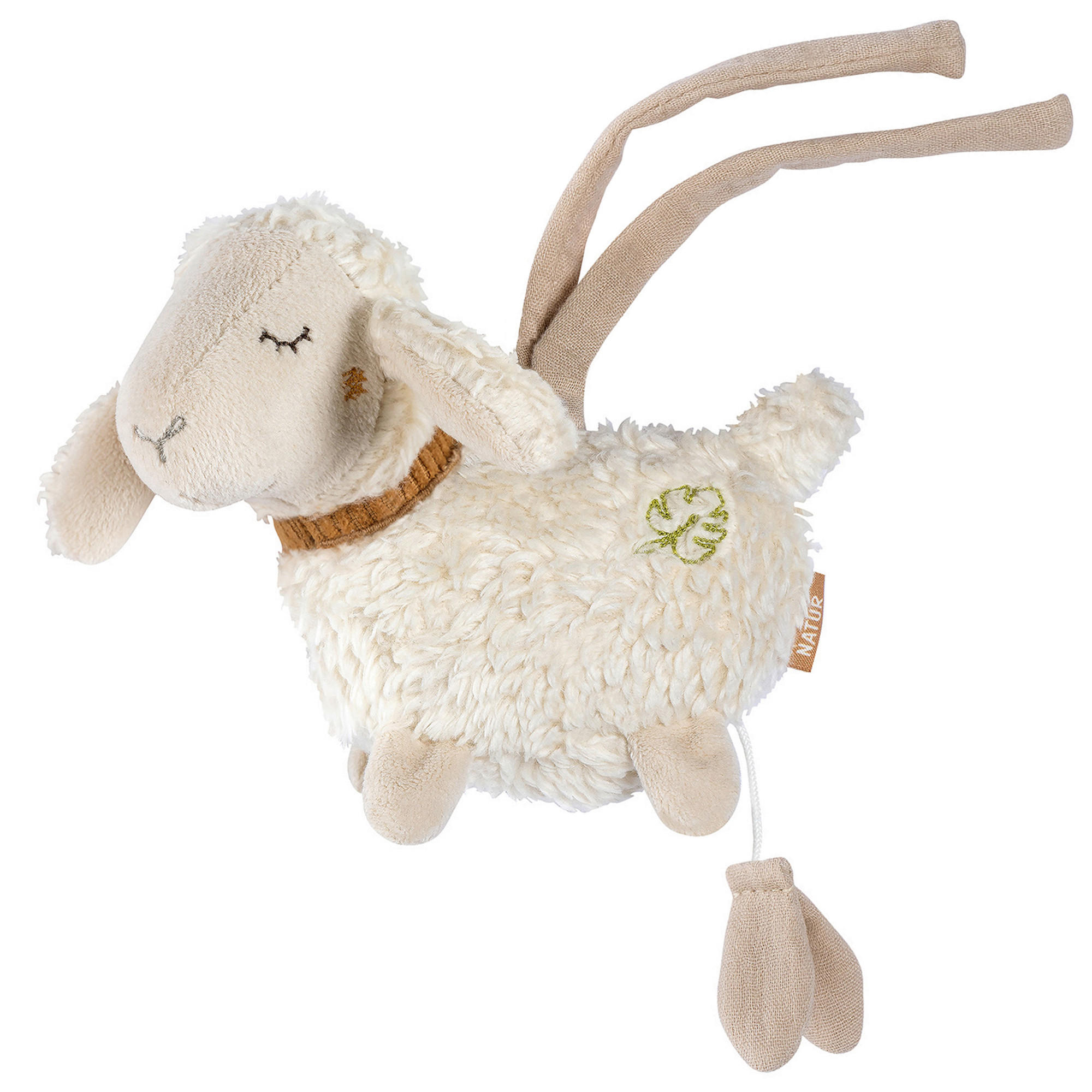 SPIELUHR fehnNATUR  - Weiß, Basics, Textil (17/14cm) - Fehn
