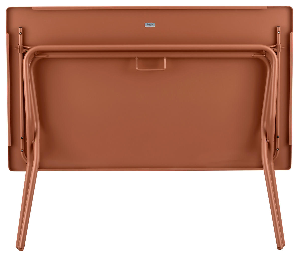 GARTENKLAPPTISCH 120/64/73 cm Metall rechteckig  - Rot, Basics, Metall (120/64/73cm) - Lafuma Mobilier