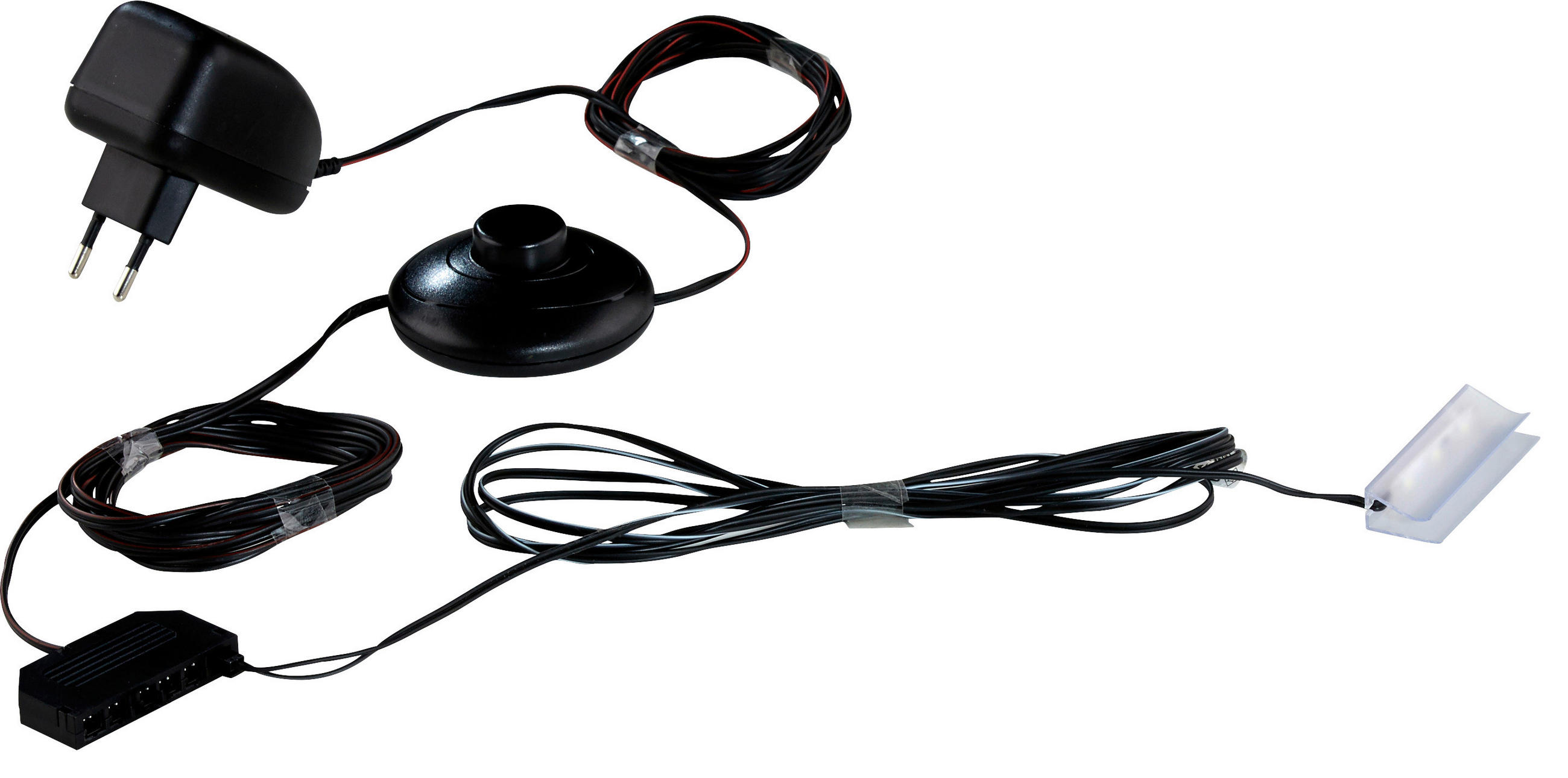 GLASBODENBELEUCHTUNG   - Schwarz, Kunststoff - Carryhome