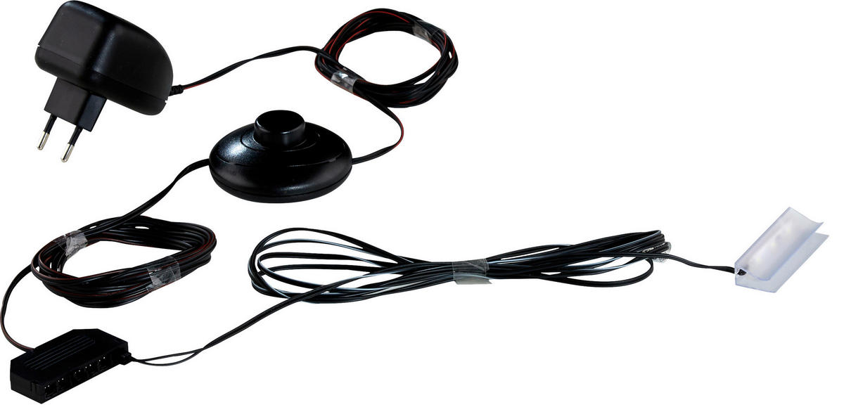 GLASBODENBELEUCHTUNG   - Schwarz, Kunststoff - Carryhome