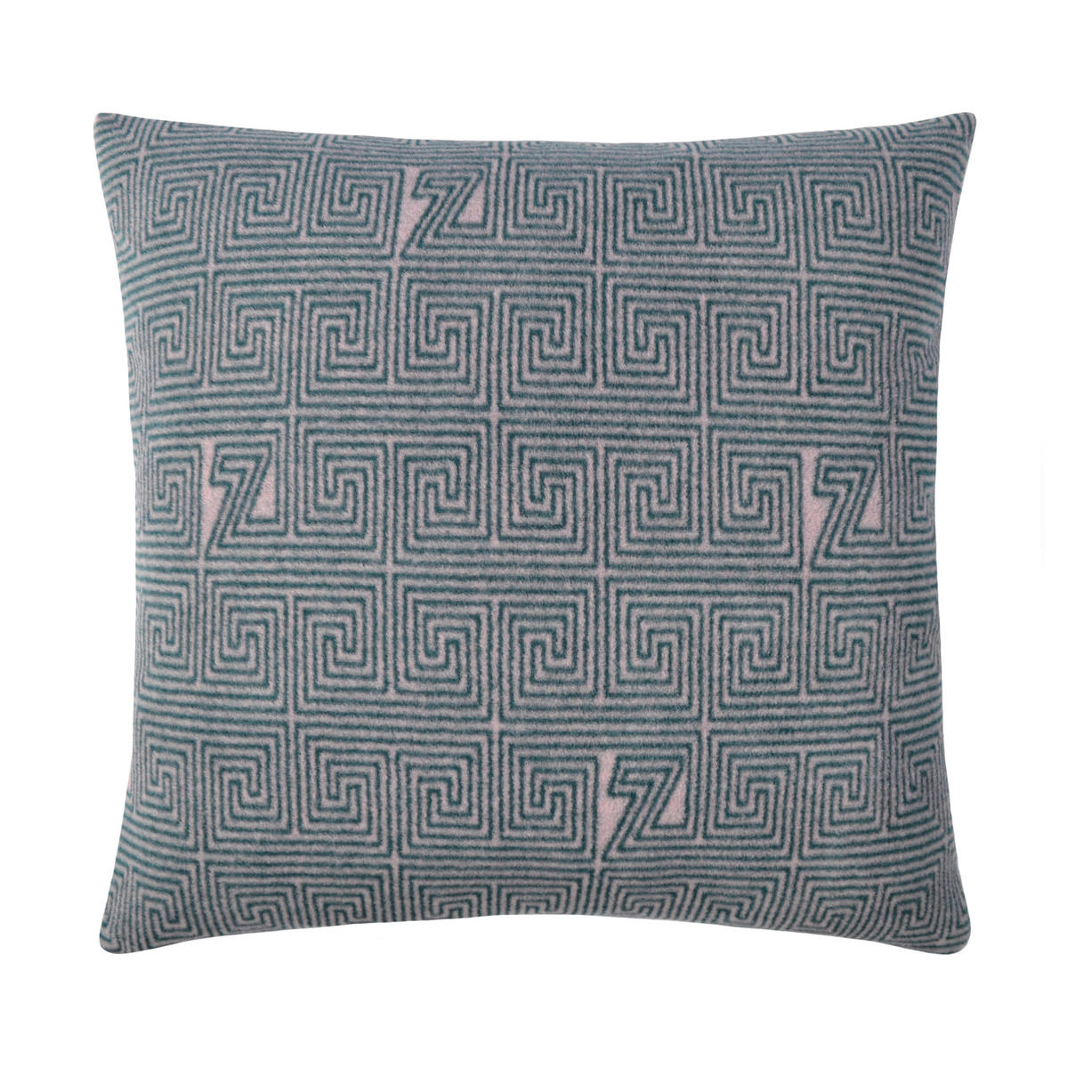 KISSENHÜLLE SOFT-FLEECE-LEGACY 50/50 cm  - Türkis/Blau, Basics, Textil (50/50cm) - Zoeppritz